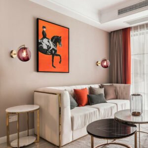 Onda Modern Glass Orb Wall Lights