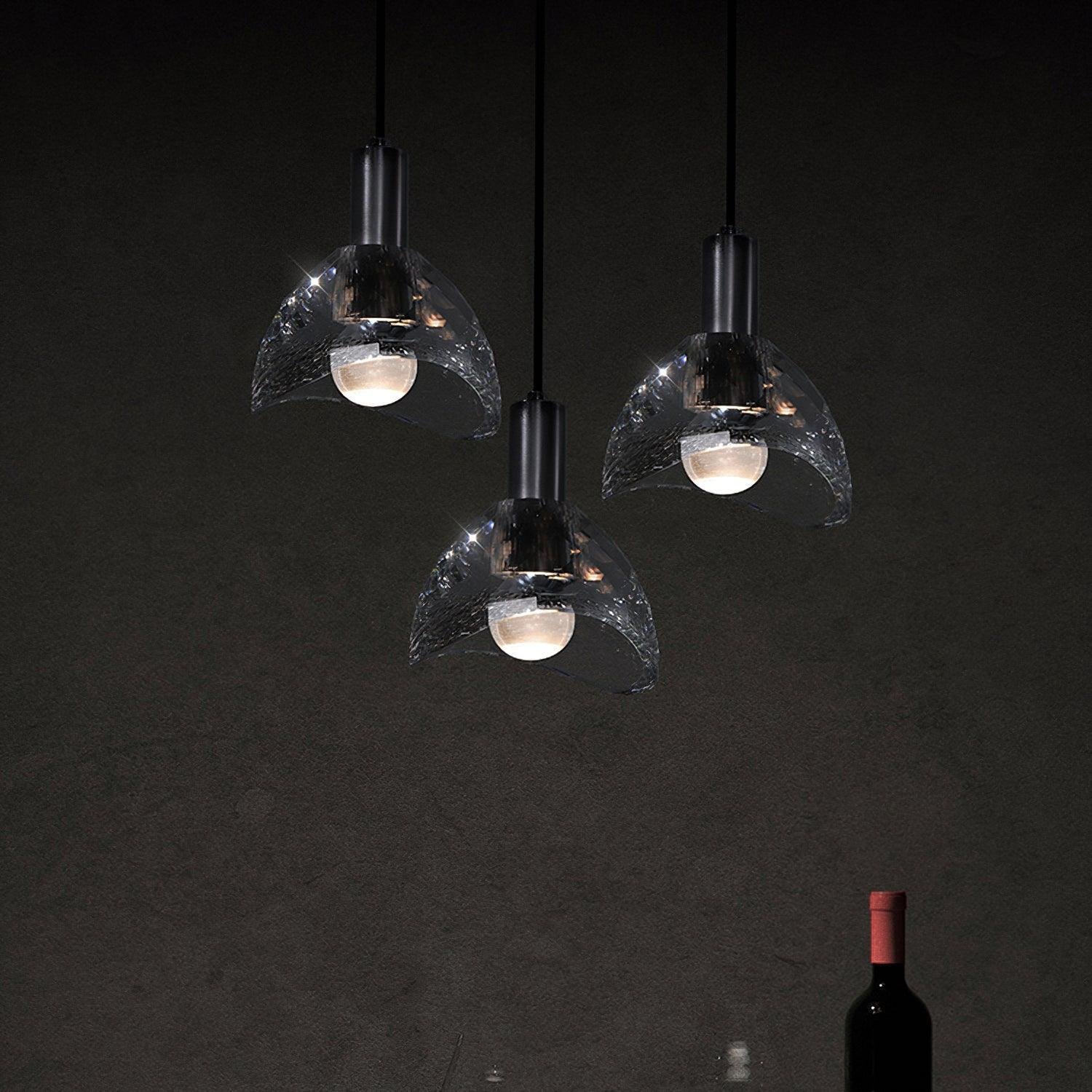Molla Contemporary Crystal Blossom Pendant Light