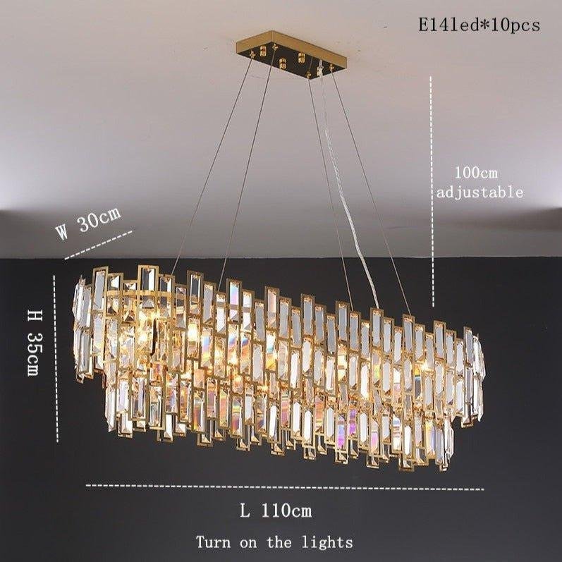 Luxury Crystal Waterfall Chandelier Gallery