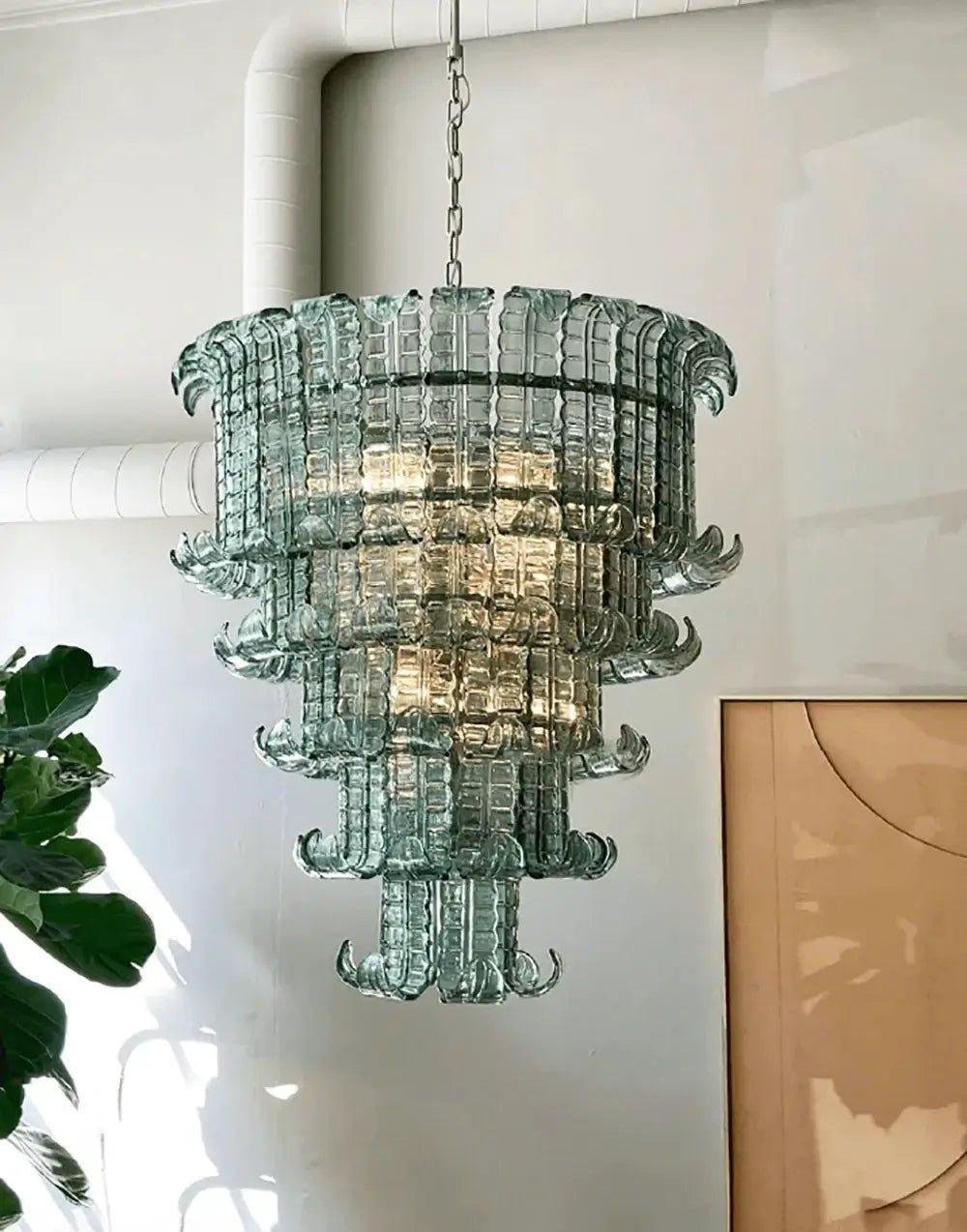 Luxury Murano Chandelier Entryway