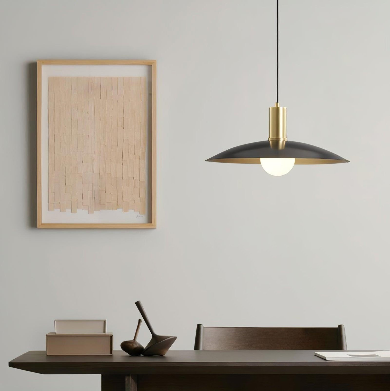 Modern Golden Disc Pendant Light Kitchen 3