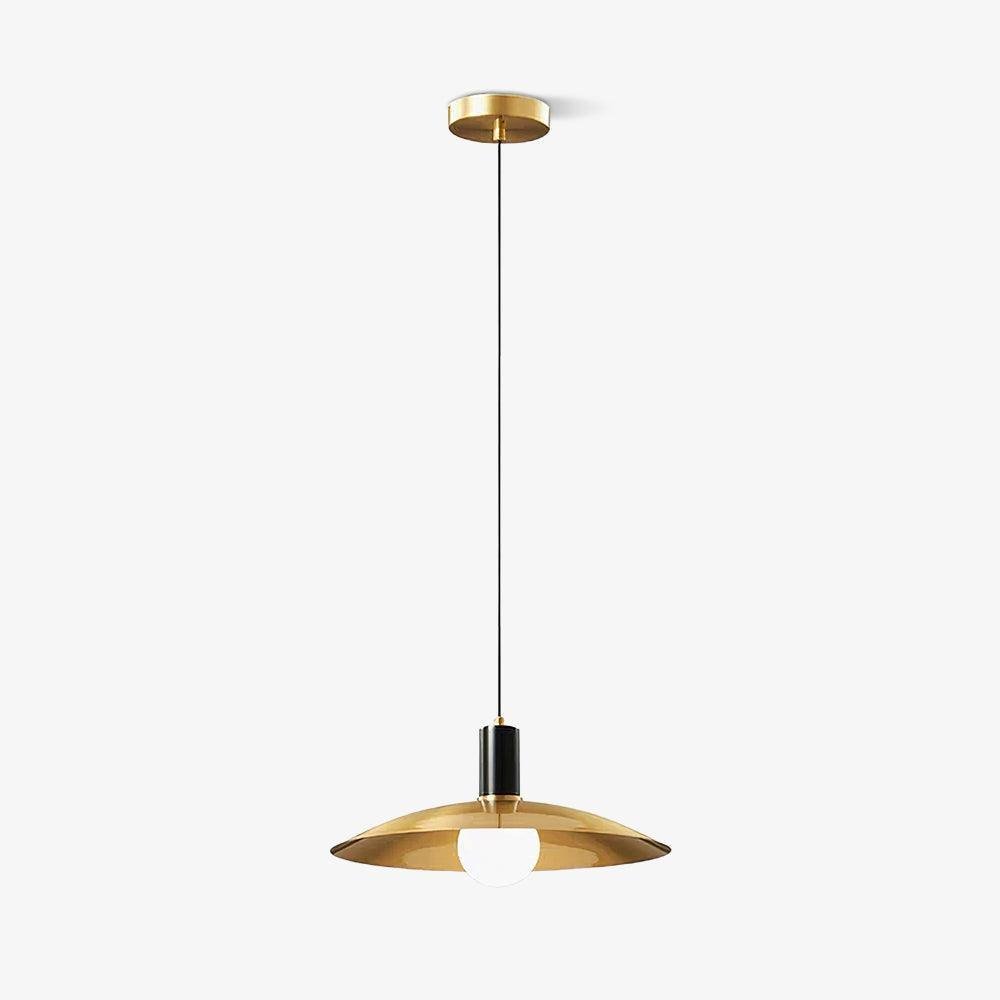 Modern Golden Disc Pendant Light Kitchen 6