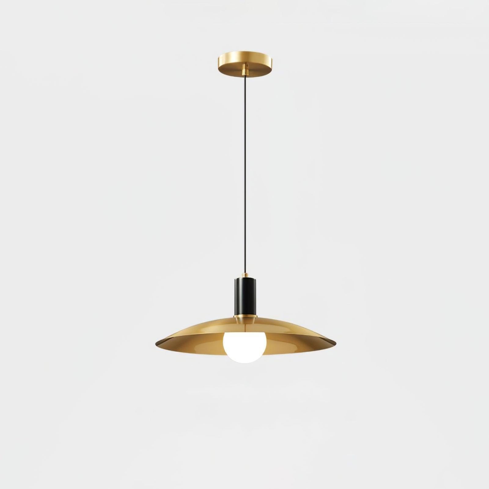 Modern Golden Disc Pendant Light Kitchen 7
