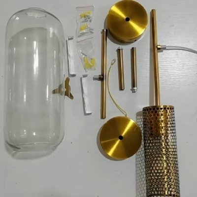 Modern Honeycomb Rod Wall Light Study