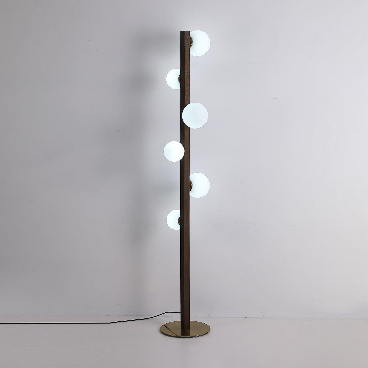 Modern Orbital Pole Floor Lamp Bedroom 3