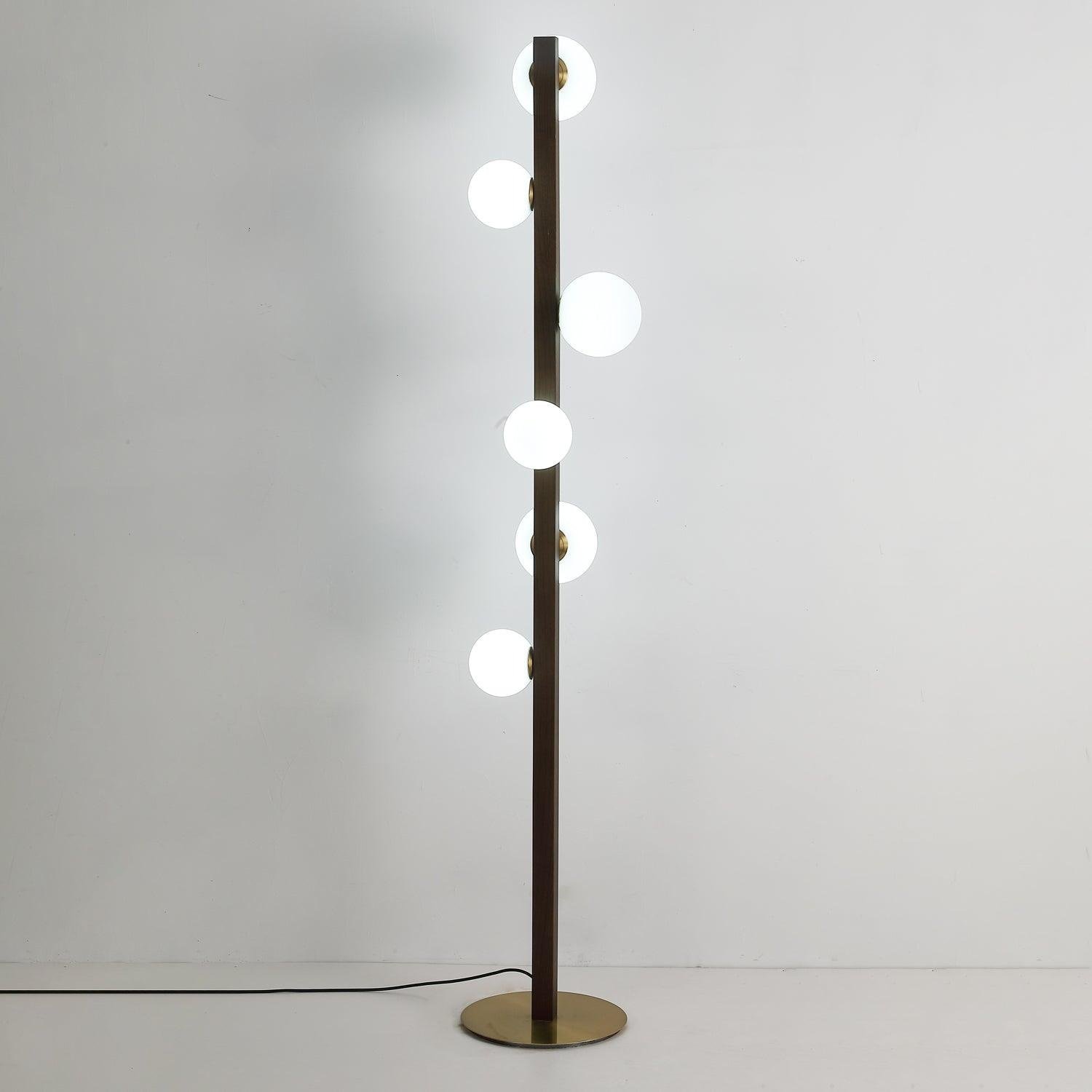 Modern Orbital Pole Floor Lamp Bedroom 4