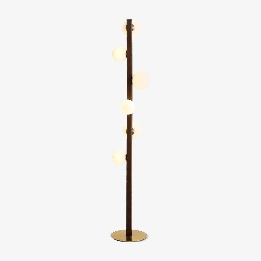 Modern Orbital Pole Floor Lamp Living Room