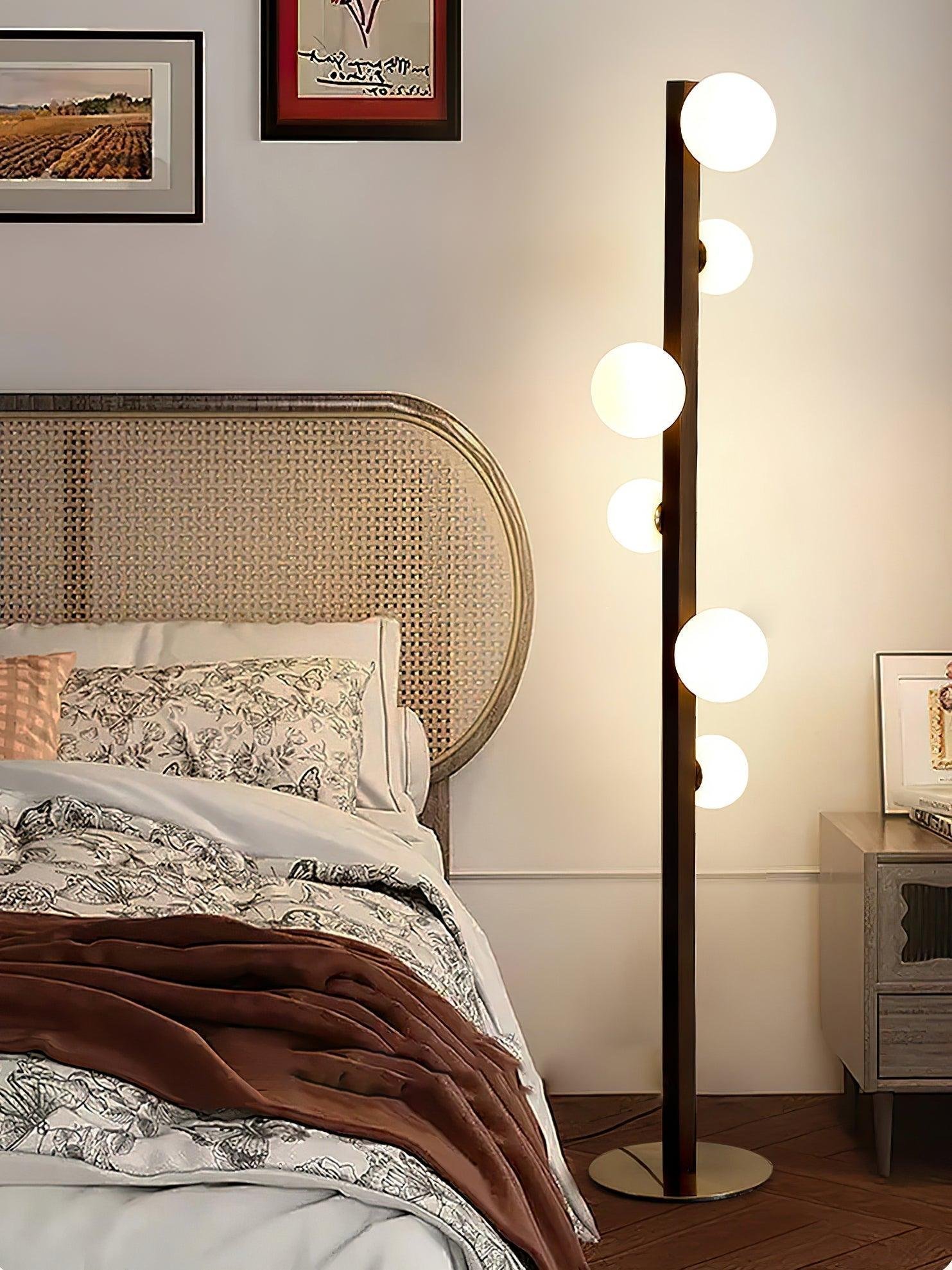 Modern Orbital Pole Floor Lamp Office 2