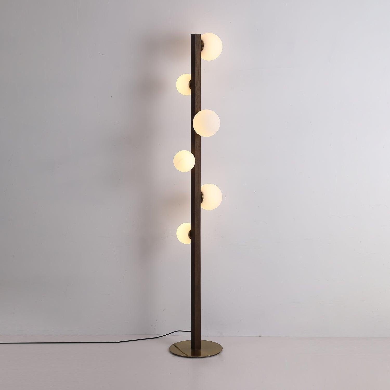 Modern Orbital Pole Floor Lamp Office 3