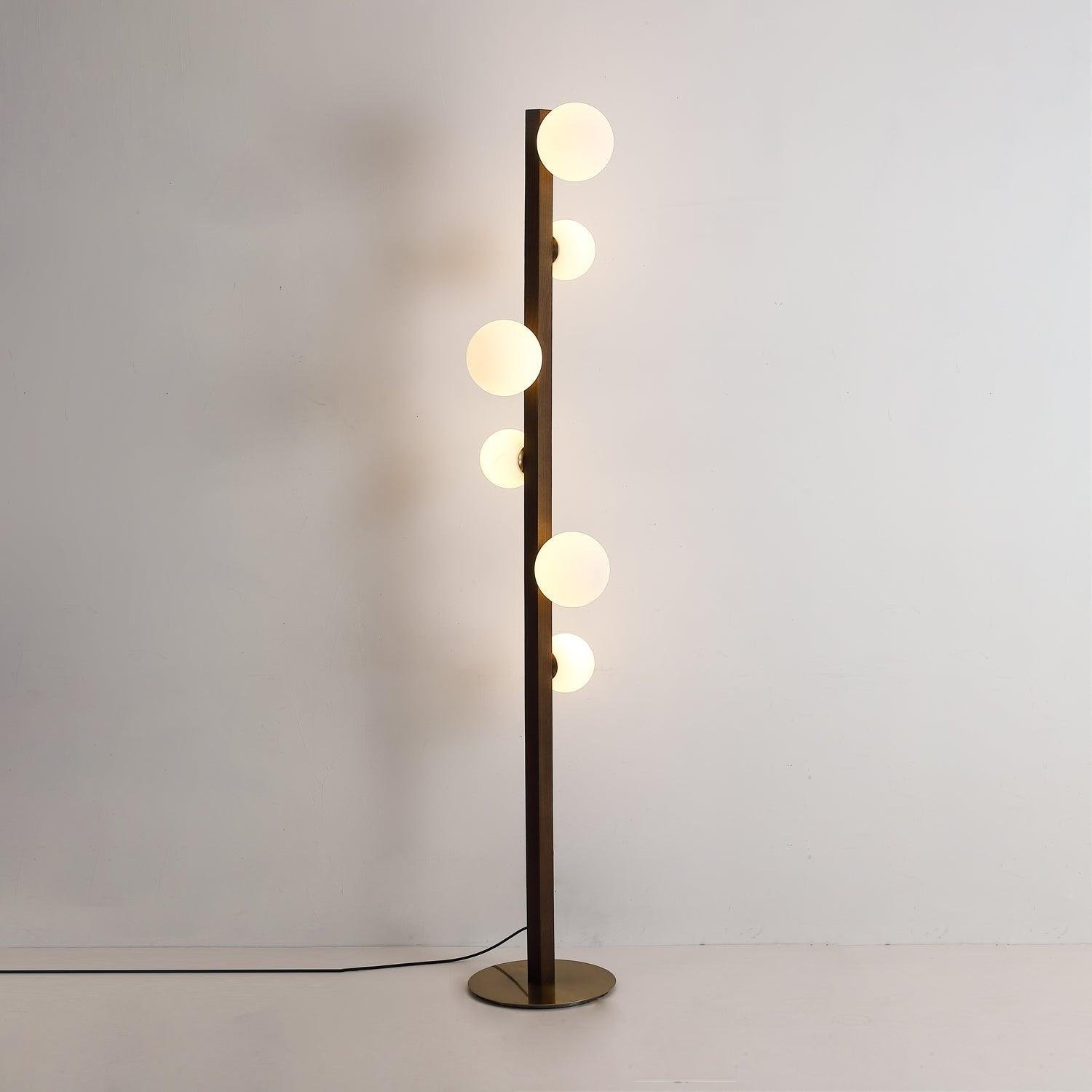 Modern Orbital Pole Floor Lamp Office 4
