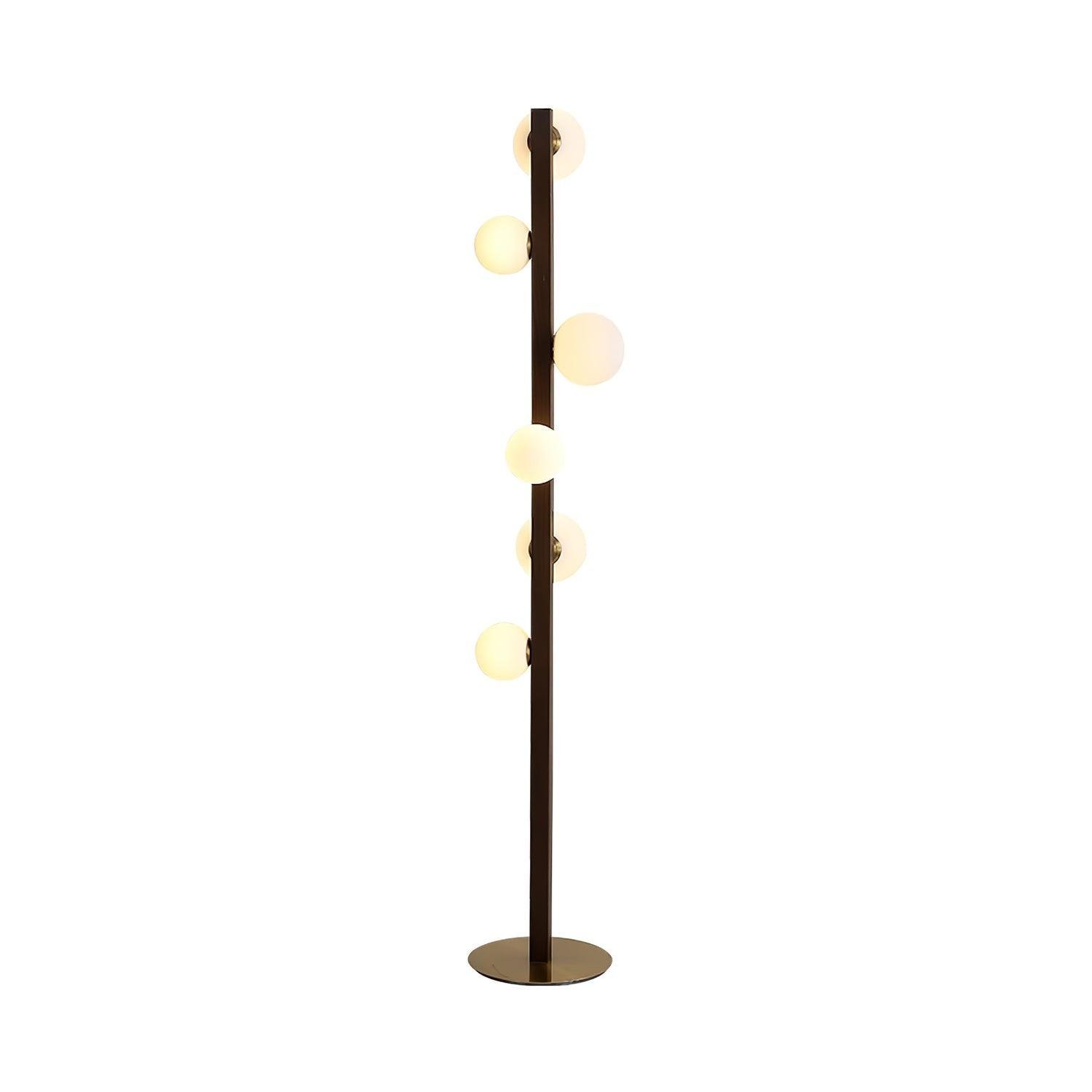 Modern Orbital Pole Floor Lamp Study Room 4