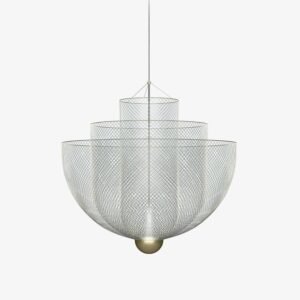 Modern Radiant Wirework Pendant Light Living Room