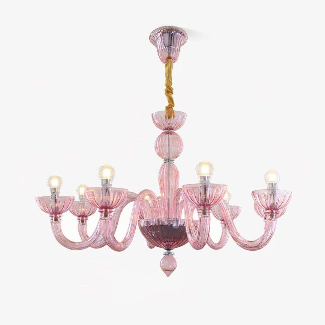 Art Deco Elegant Flourish Chandelier Dining Room