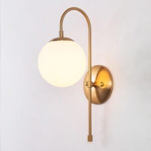 Art Deco Globe Elegance Wall Light Living Room