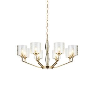 Art Deco Golden Elegance Chandelier Living Room