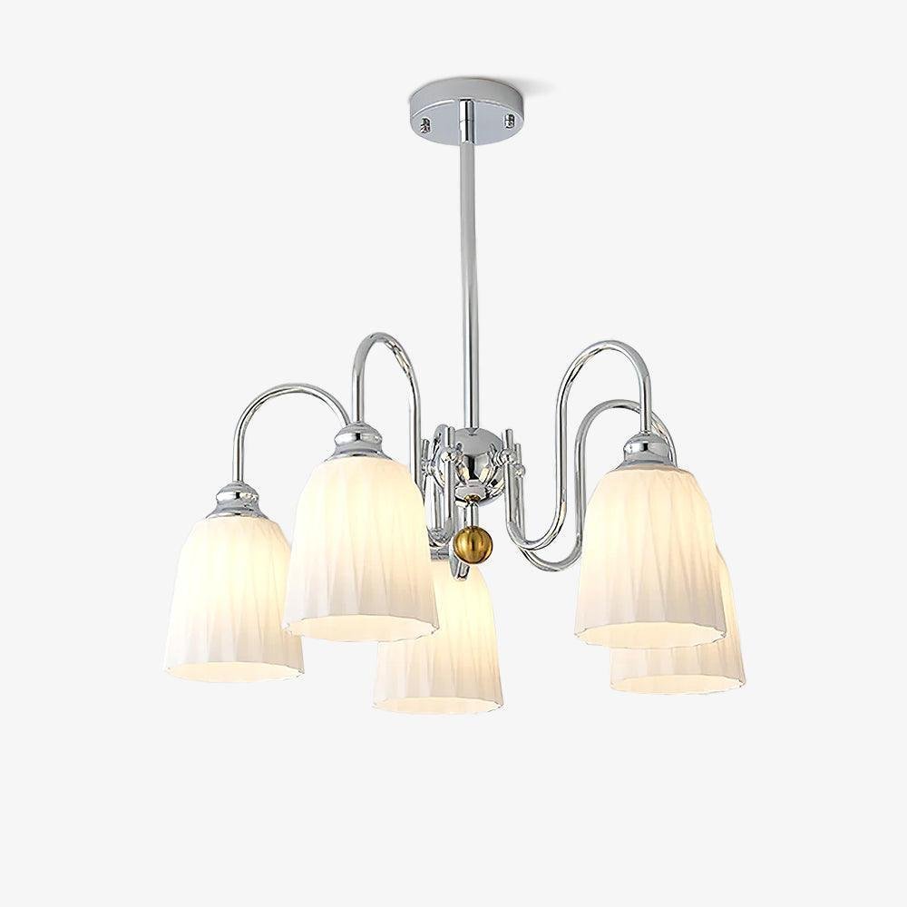 Art Deco Pleated Elegance Light Kitchen 3