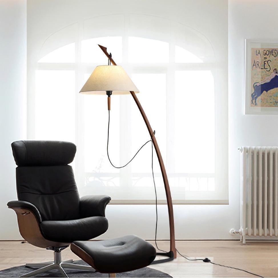 Artistic Fishing Rod Floor Lamp Study
