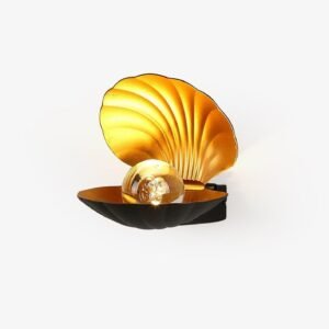 Artistic Pearl Clam Wall Light Living Room
