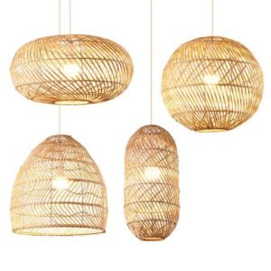 Bohemian Artistic Weave Pendant Light Living Room