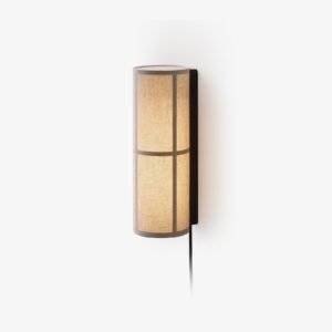 Contemporary Fabric Cylinder Wall Light Living Room