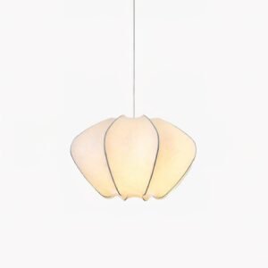 Contemporary Silk Blossom Pendant Light Bedroom