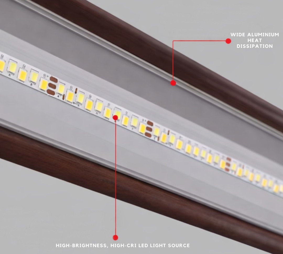 Eska Scandinavian Sleek Timber Pendant Light - Image 13