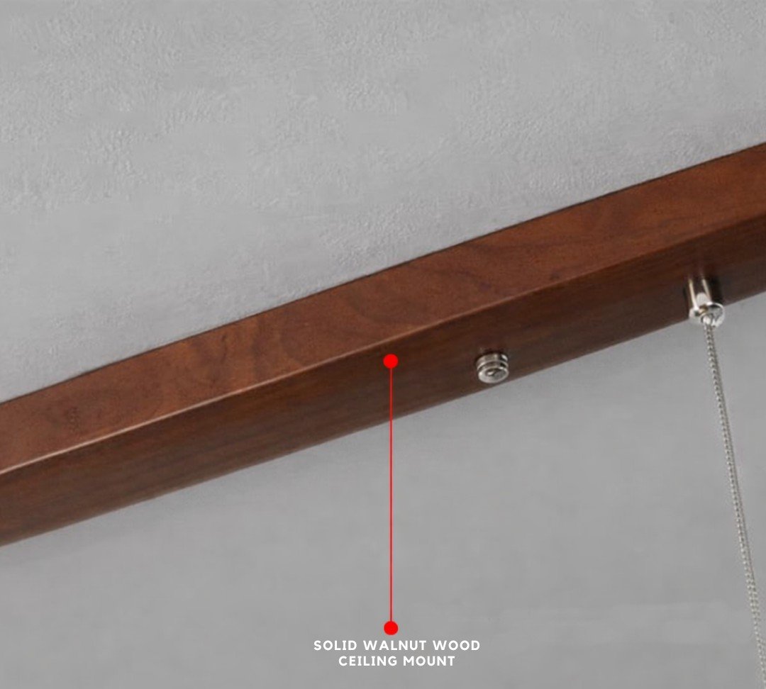 Eska Scandinavian Sleek Timber Pendant Light - Image 14