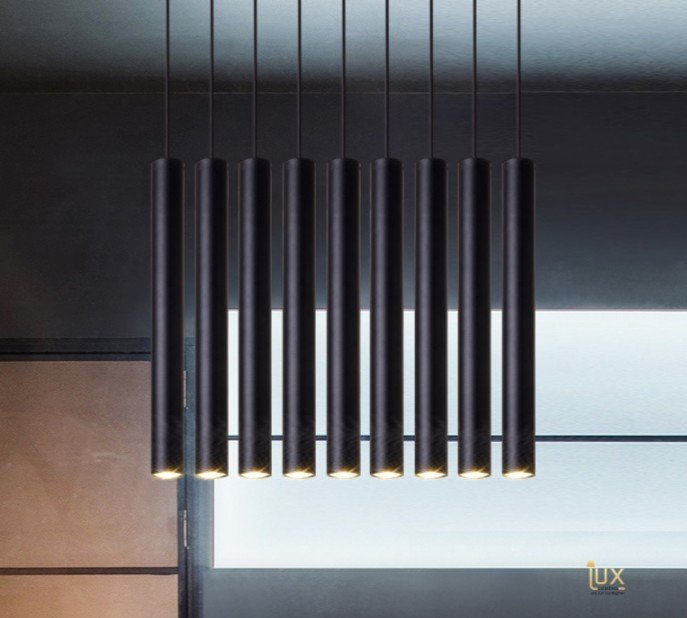 Helgi Modern Hanging Rods Pendant Light - Image 3