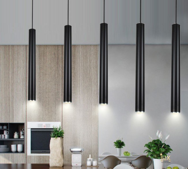 Helgi Modern Hanging Rods Pendant Light - Image 9