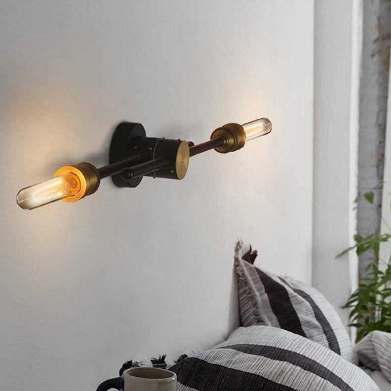 Industrial Rotating Spurs Wall Light Bedroom