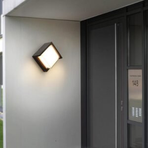 Minimalist Floating Cube Wall Light Outdoor
