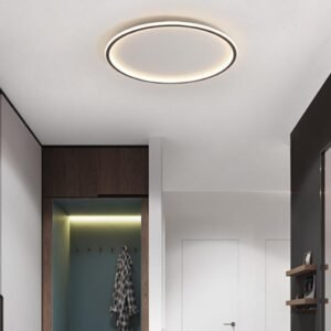 Minimalist Halo Ring Ceiling Light Living Room