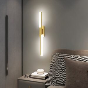 Modern Asymmetric Glow Wall Light Bedroom