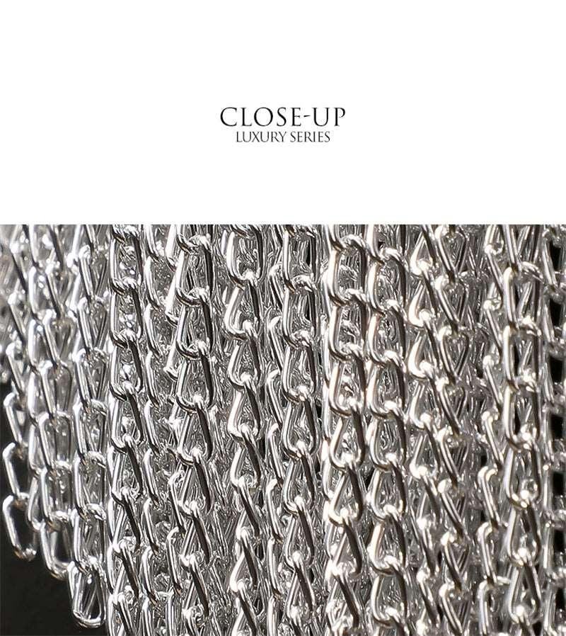 Modern Chain Cascade Wall Light Dining Room