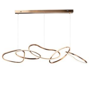 Modern Contorted Rings Pendant Light Living Room