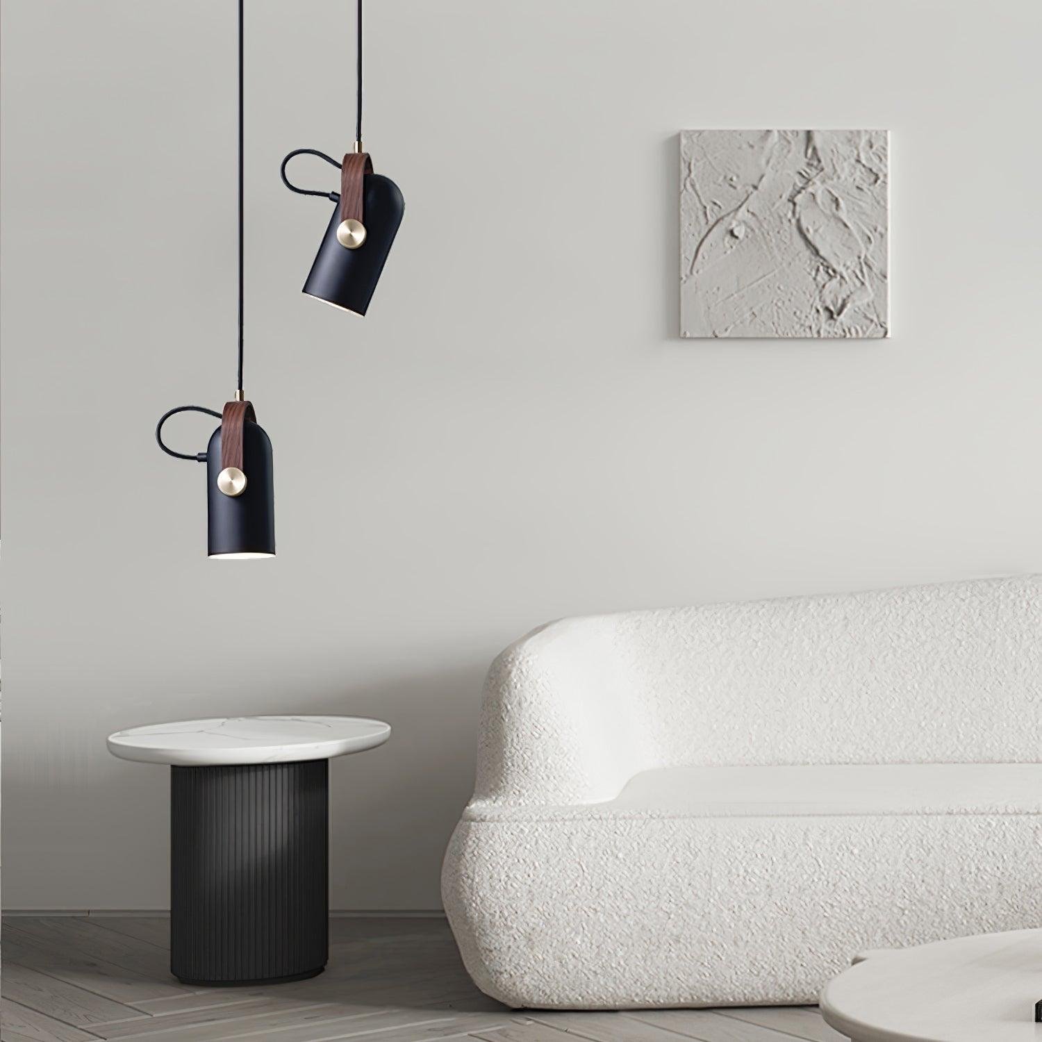 Modern Curved Cylinder Pendant Light Commercial