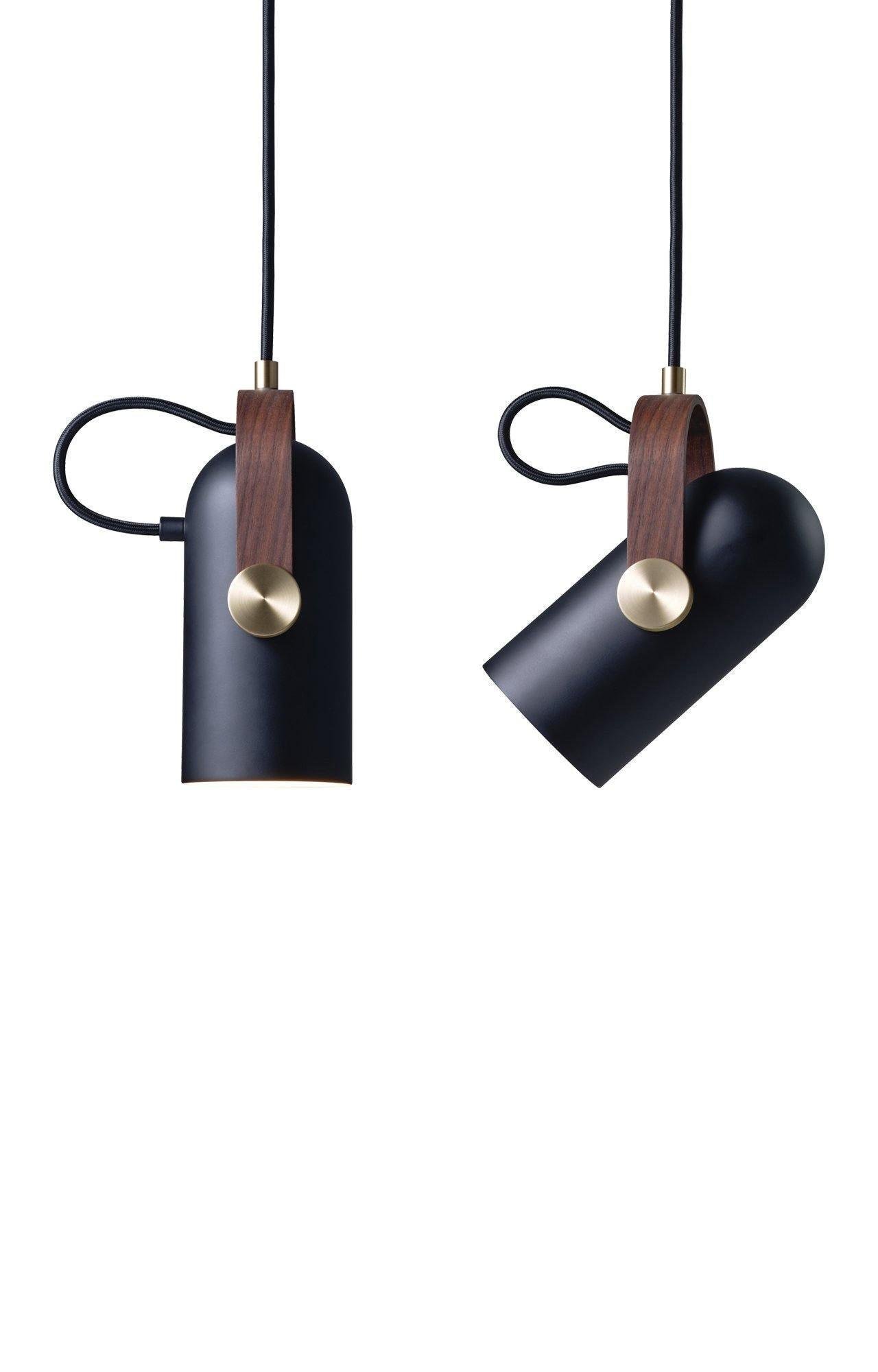 Modern Curved Cylinder Pendant Light Hallway 2