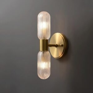 Modern Double Cylinder Wall Light Hallway
