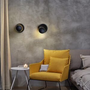 Modern Eclipse Glow Wall Light Bedroom