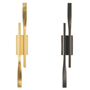 Modern Elongated Twist Wall Light Corridor