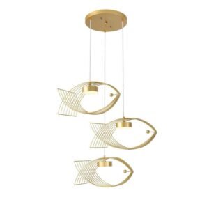 Modern Floating Fish Pendant Light Dining Room