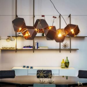 Modern Geometric Cluster Pendant Light Dining Room