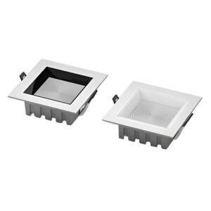 Modern Geometric Elegance Recessed Light Living Room