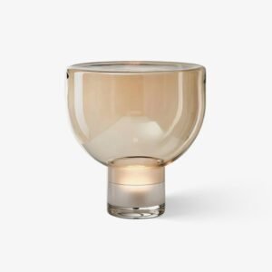 Modern Glass Goblet Table Lamp Living Room