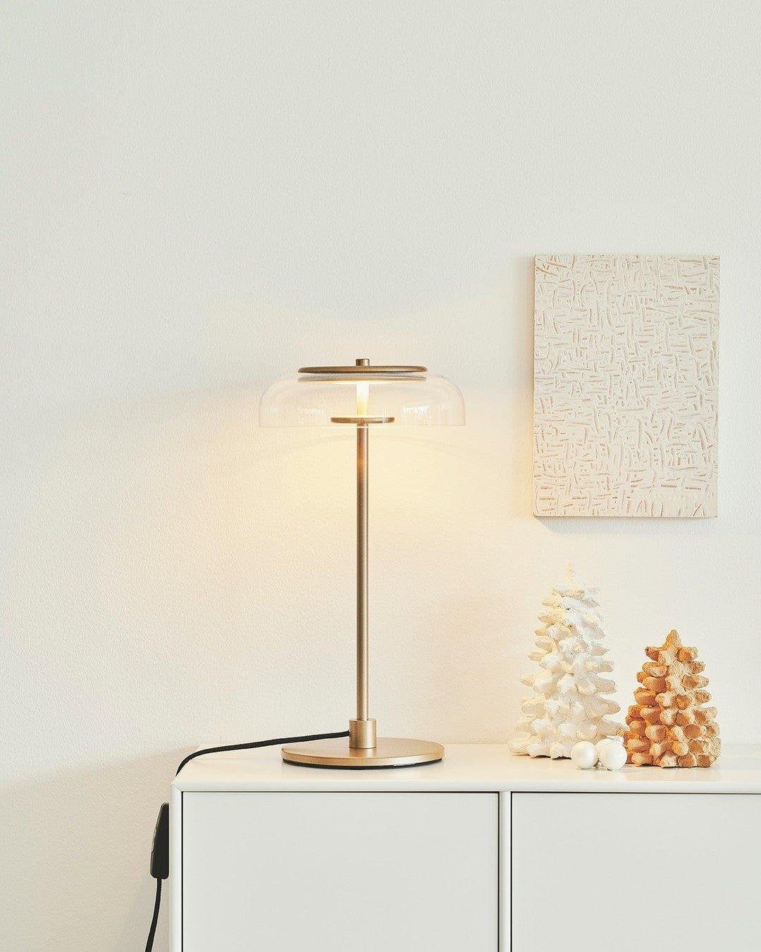 Modern Golden Halo Table Lamp Kitchen