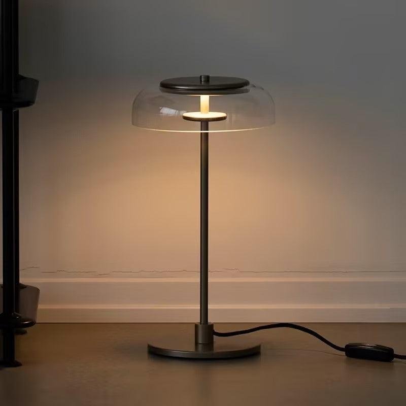 Modern Golden Halo Table Lamp Office