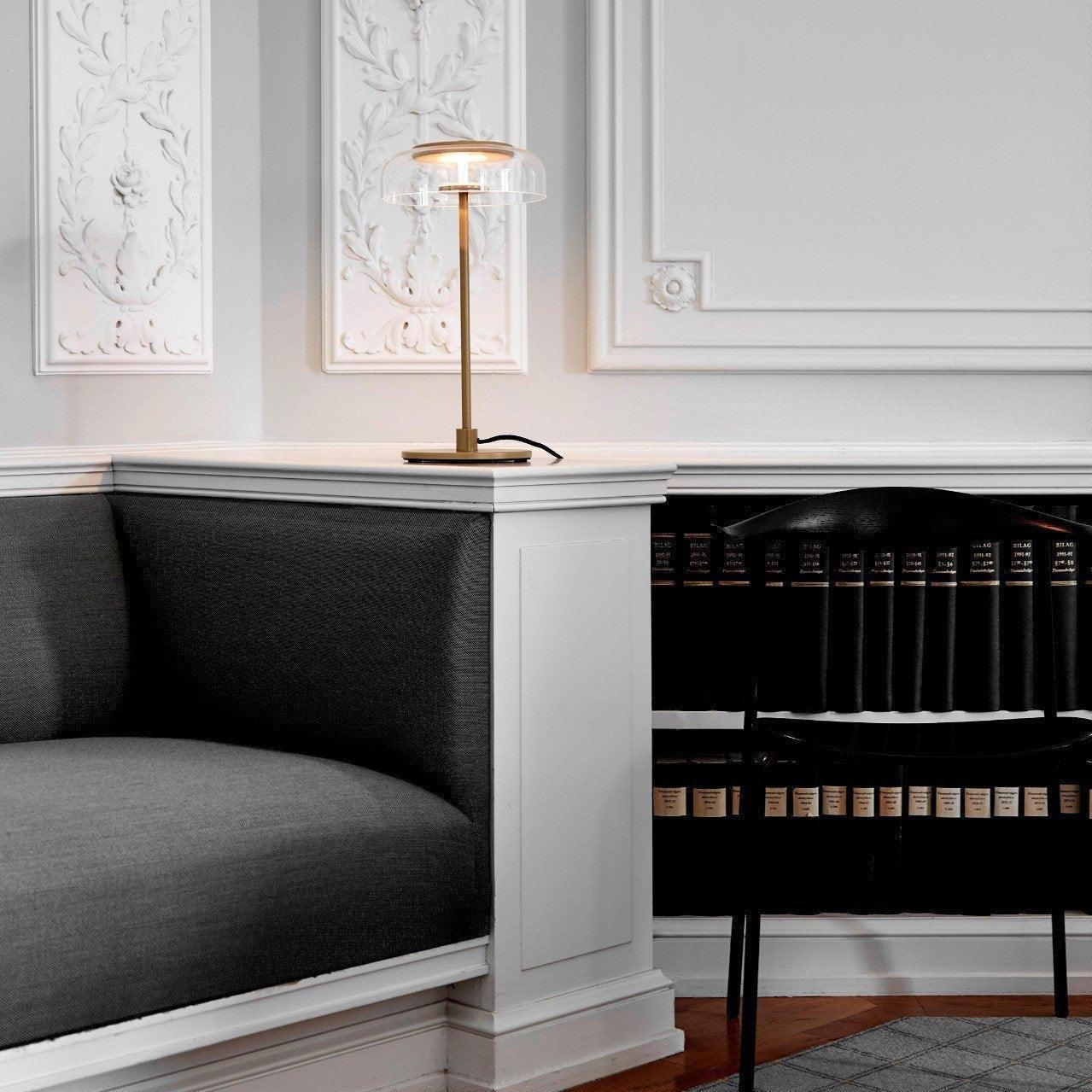 Modern Golden Halo Table Lamp Study Room 2