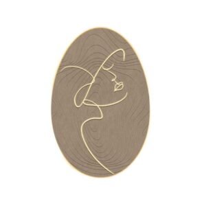 Modern Graceful Portrait Wall Light Living Room