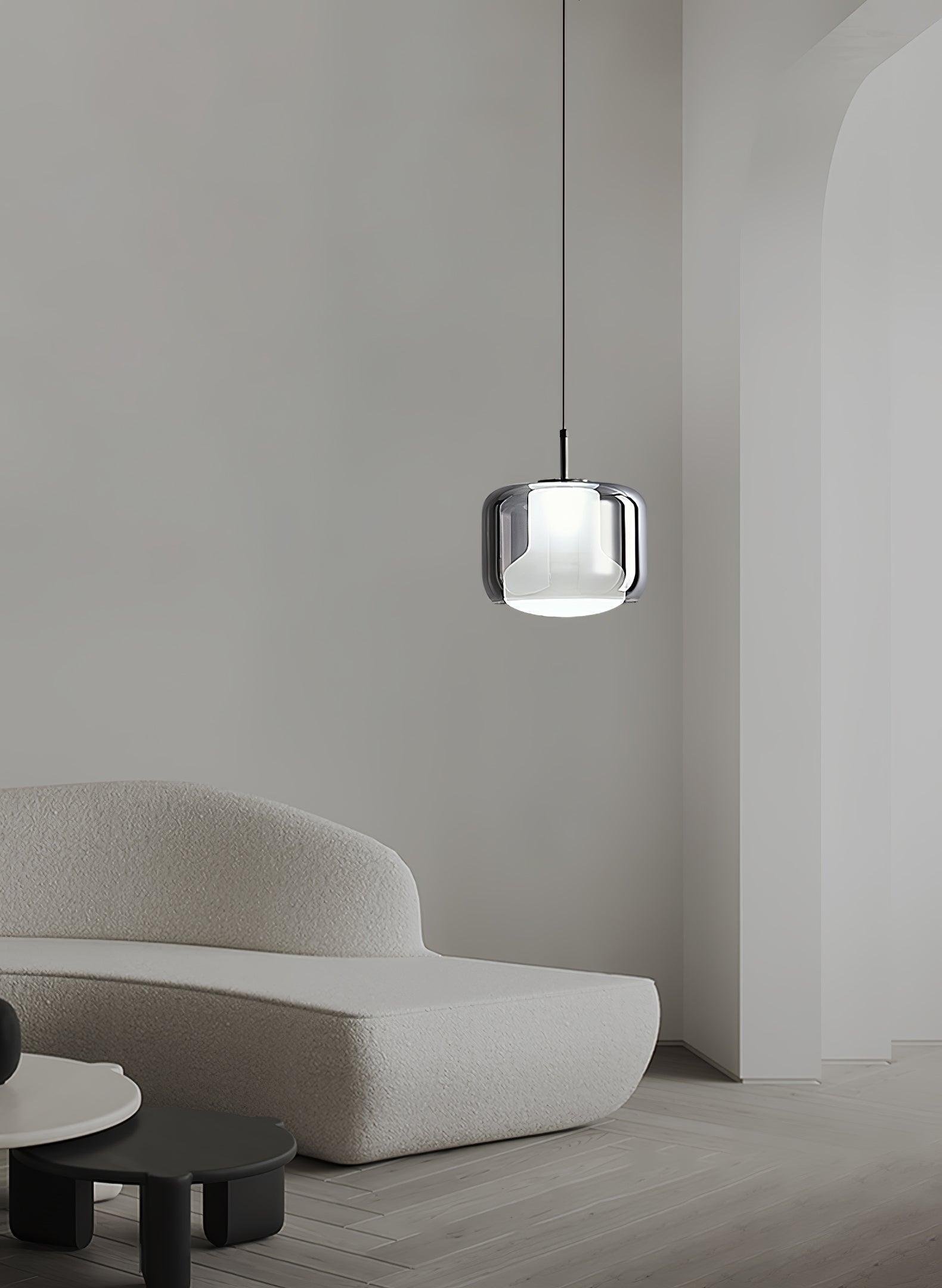 Modern Lantern Bell Pendant Light Bedroom 2