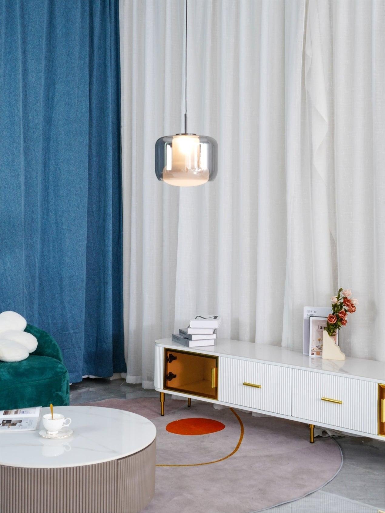 Modern Lantern Bell Pendant Light Cafe